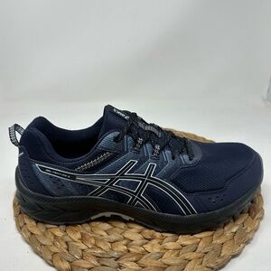 ASICS Gel Venture 9 Trail Running Shoes Blue Black Size 12 EXTRA WIDE Men's